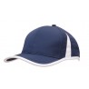 Cap - mod. 4004:Navy, Polyester, White